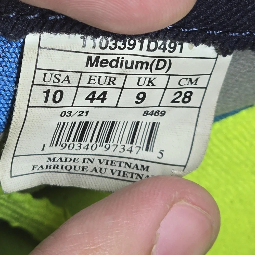 Brooks Hyperion Tempo Shoes‎ Mens Size 10 Blue Neon Running DNA Flash Sneakers